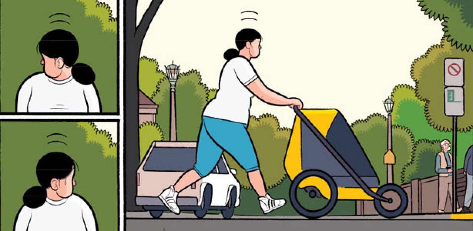 Viñetas de 'Fabricar historias', de Chris Ware