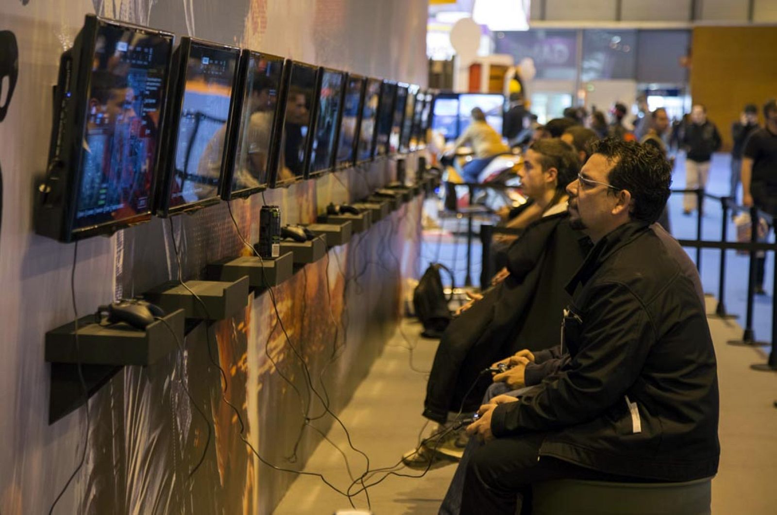 Jugadores en la Madrid Games Week de 2013.