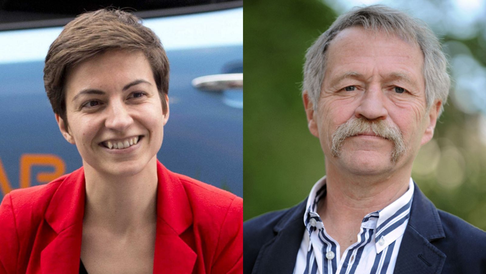 Ska Keller y José Bové