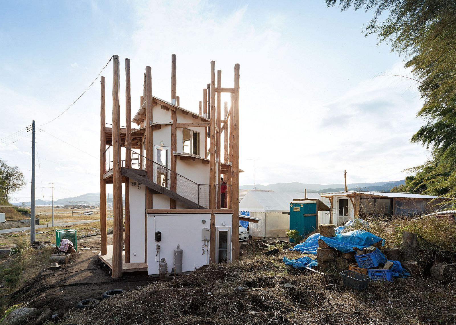 'Casa para todos', de Toyo Ito, en Rikuzentakata, Iwate, Japón.
