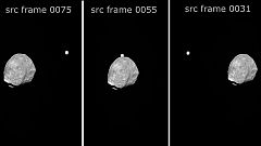 La sonda Mars Express capta la alineación de Júpiter y Phobos