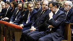 Los leoneses y la cúpula del PP despiden a la presidenta de la Diputación, Isabel Carrasco