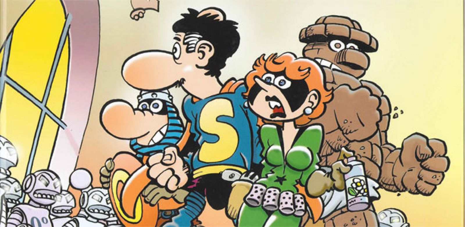 Fragmento de la portada de 'El Supergrupo y la guerra de las latas'