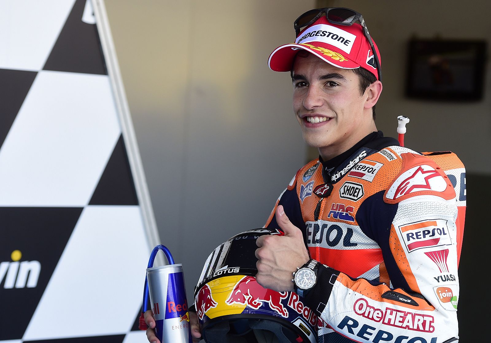 El piloto español, líder de MotoGP, Marc Márquez