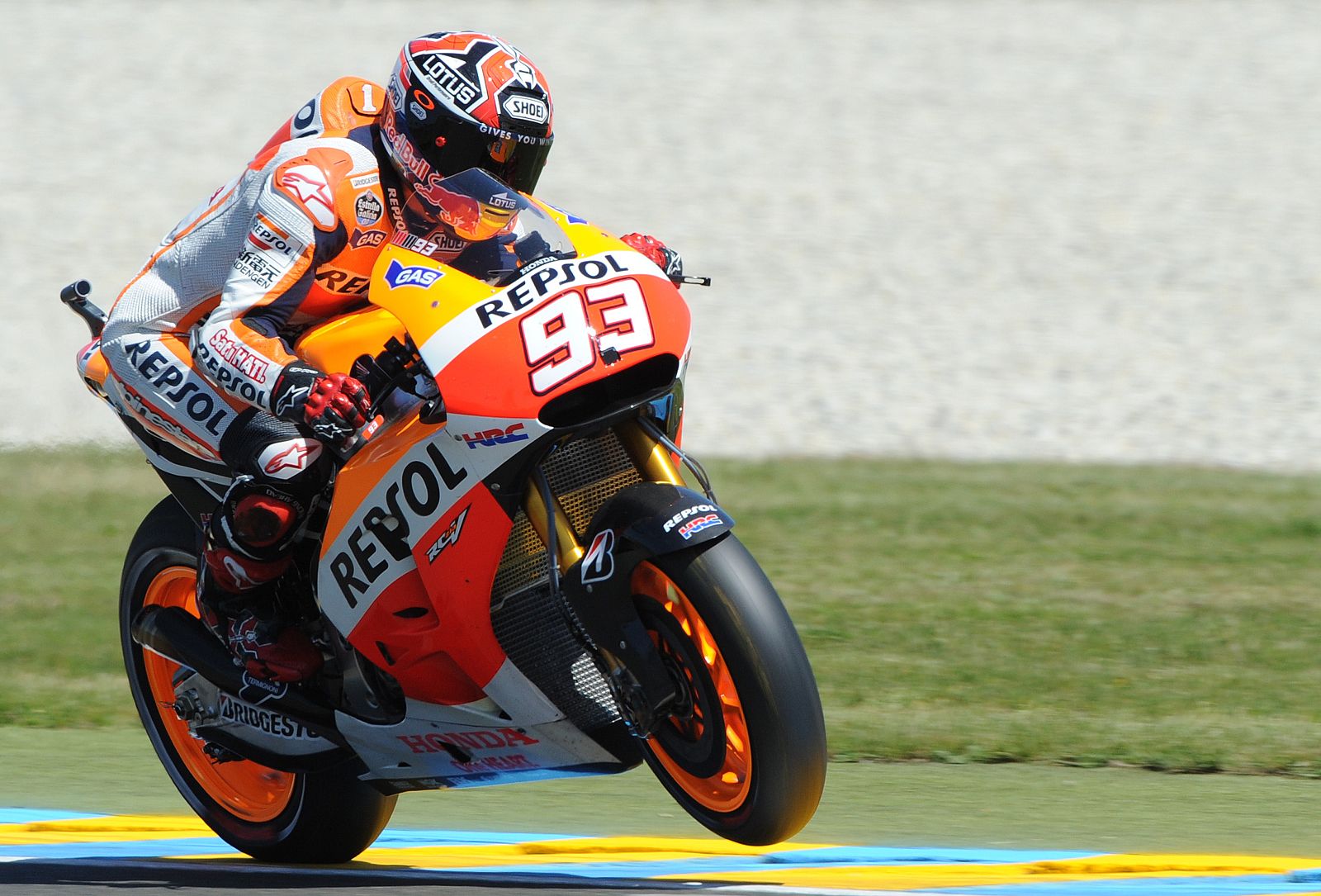 Marc Márquez, en el circuito de Le Mans