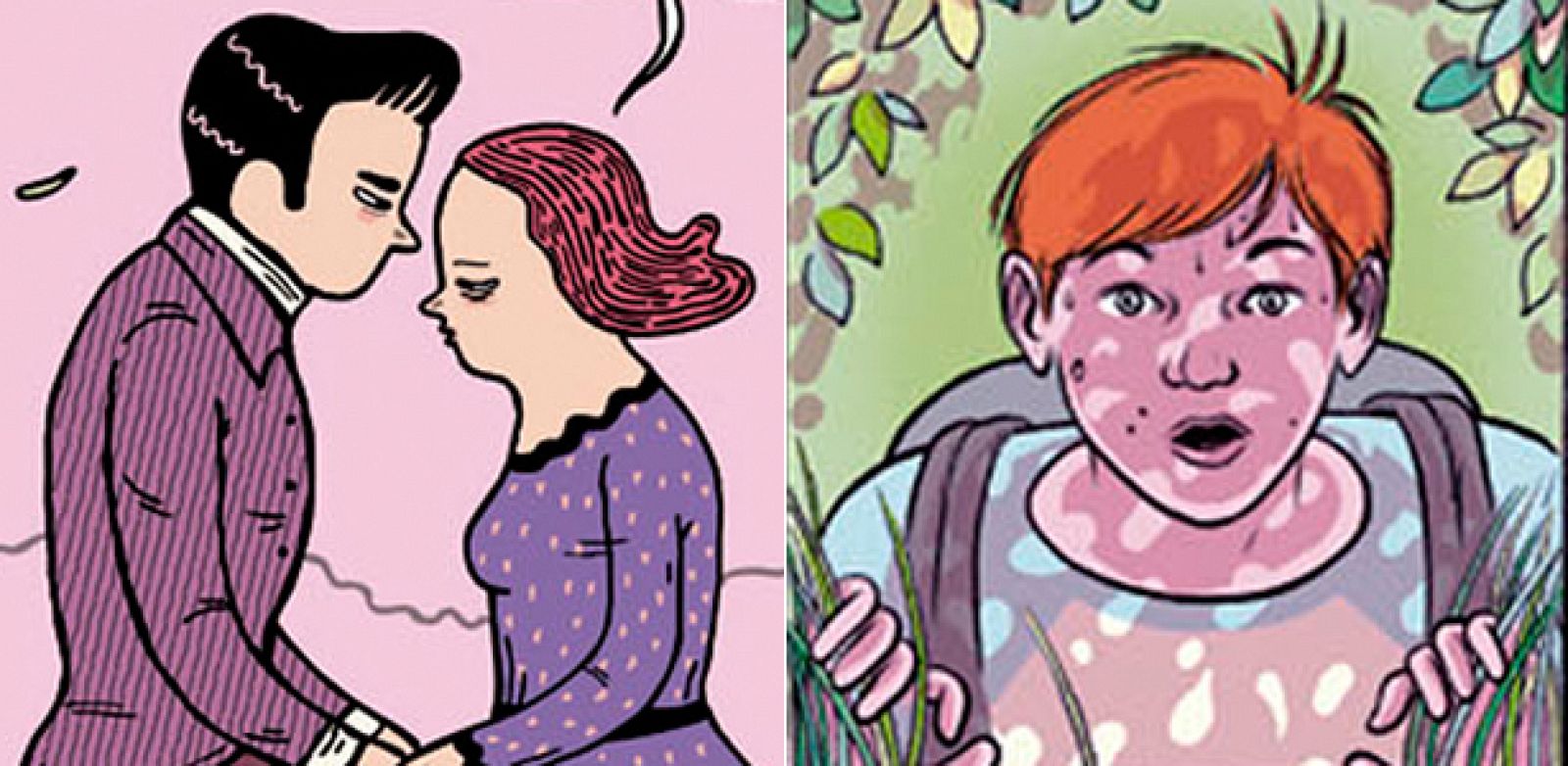 Viñetas de 'trabajo de clase' y  'Los nuevos románticos'