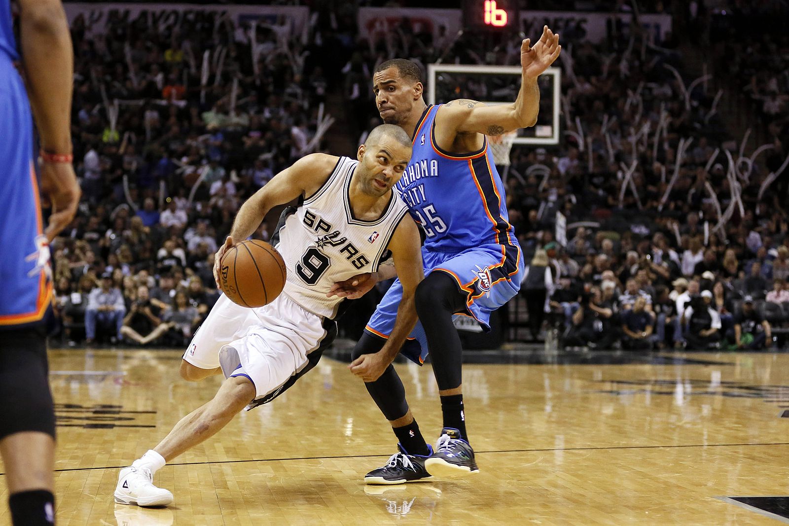 NBA: Playoffs-Oklahoma City Thunder at San Antonio Spurs
