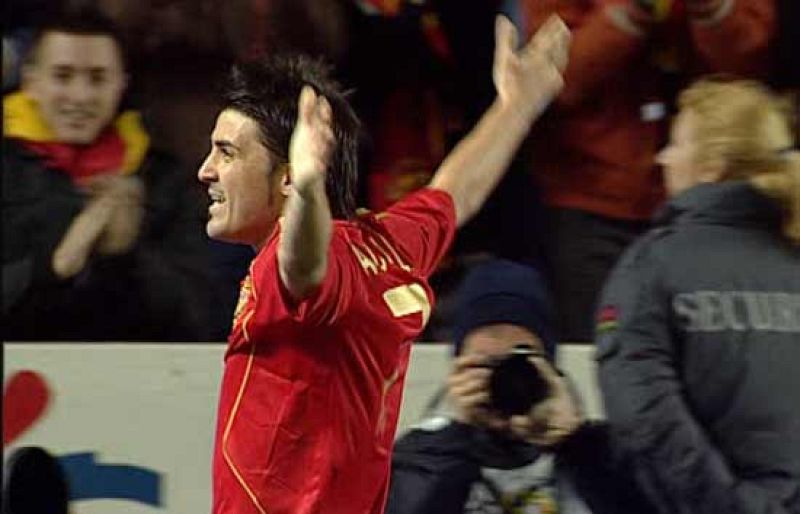 El gol con el que Villa tumbó a Italia