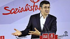 Patxi López anuncia su marcha como líder de los socialistas vascos para septiembre