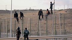 Una nueva entrada masiva de inmigrantes agrava la situación del CETI de Melilla