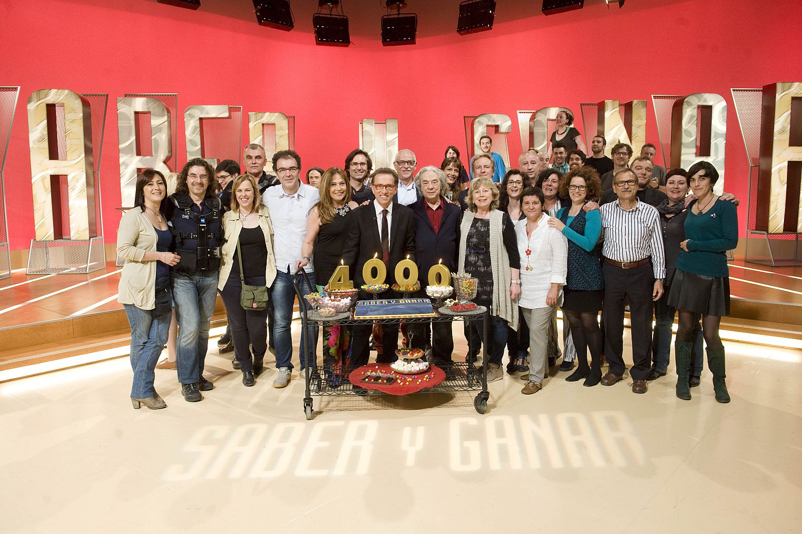 Saber y Ganar cumple 4.000 programas - El equipo, al completo