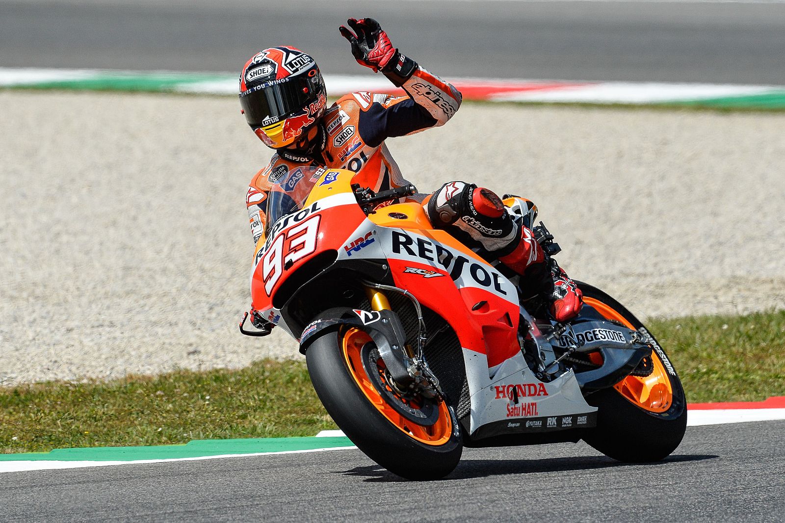 Marc Márquez, en el circuito de Mugello