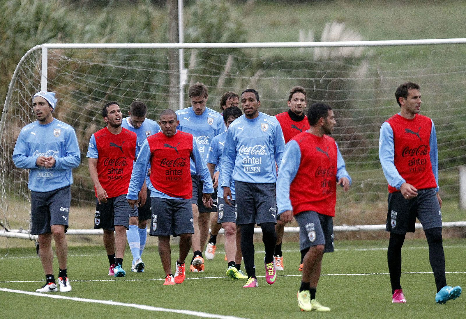 ENTRENAMIENTO DE LA SELECCIÓN URUGUAYA DE FÚTBOL