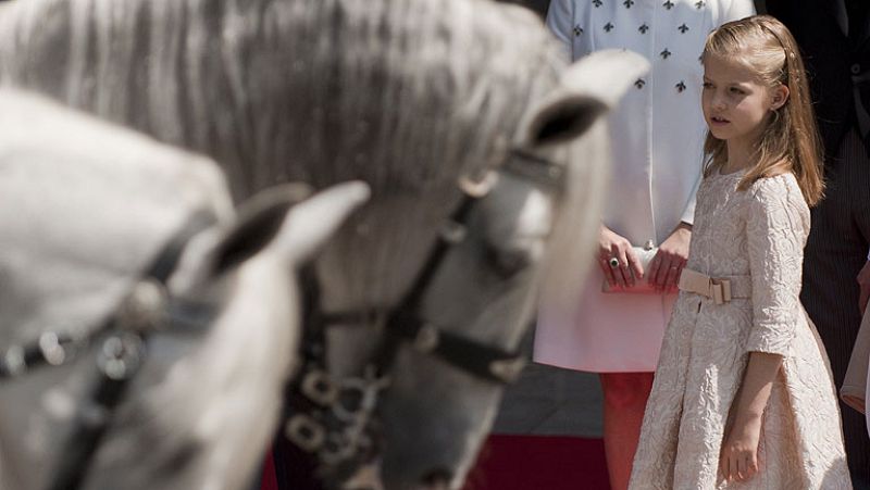 Leonor, la niña que empieza a ser princesa
