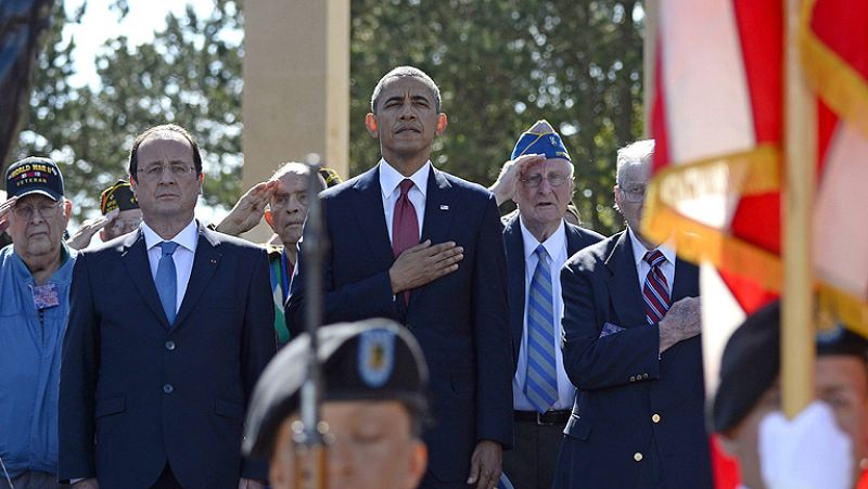 Obama, en Normandía: nuestro grito por la libertad está escrito con sangre en estas playas