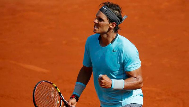 Nadal se crece ante Murray para alcanzar su novena final de Roland Garros
