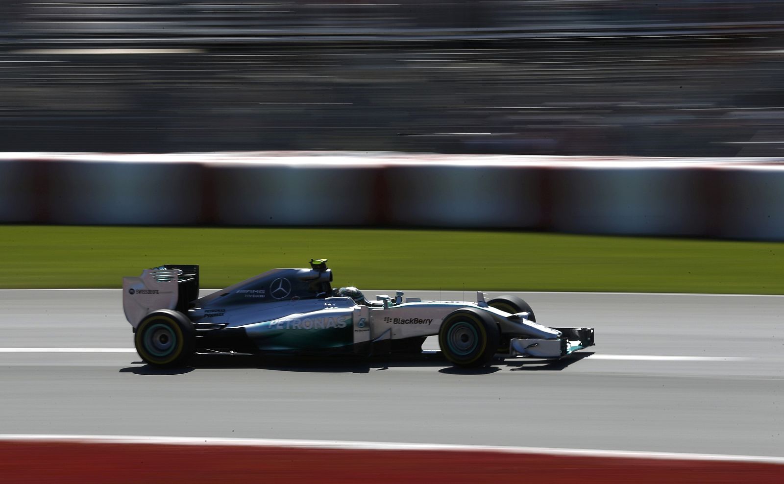 El alemán Nico Rosberg, en el circuito Gilles Villeneuve de Canadá