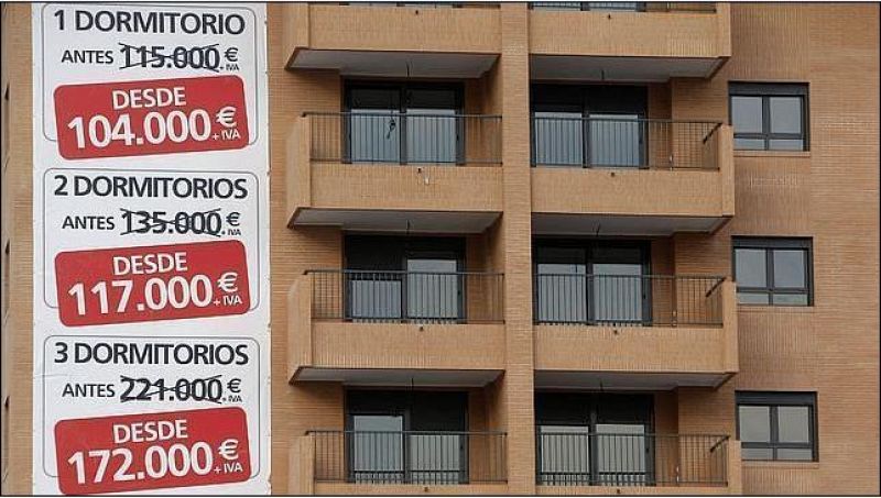 La caída del precio de la vivienda se moderó con fuerza en el primer trimestre hasta quedar en -1,6%