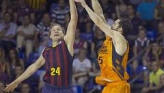 El Valencia Basket gana en Barcelona (70-74) y fuerza el cuarto partido