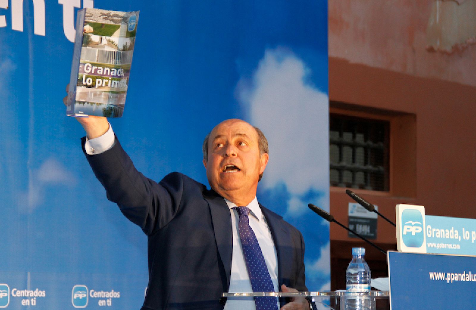 El alcalde de Granada, José Torres Hurtado, en un acto del PP.