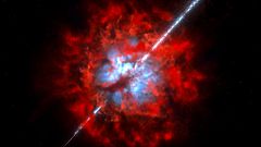 El telescopio ALMA estudia el entorno de un estallido oscuro de rayos gamma