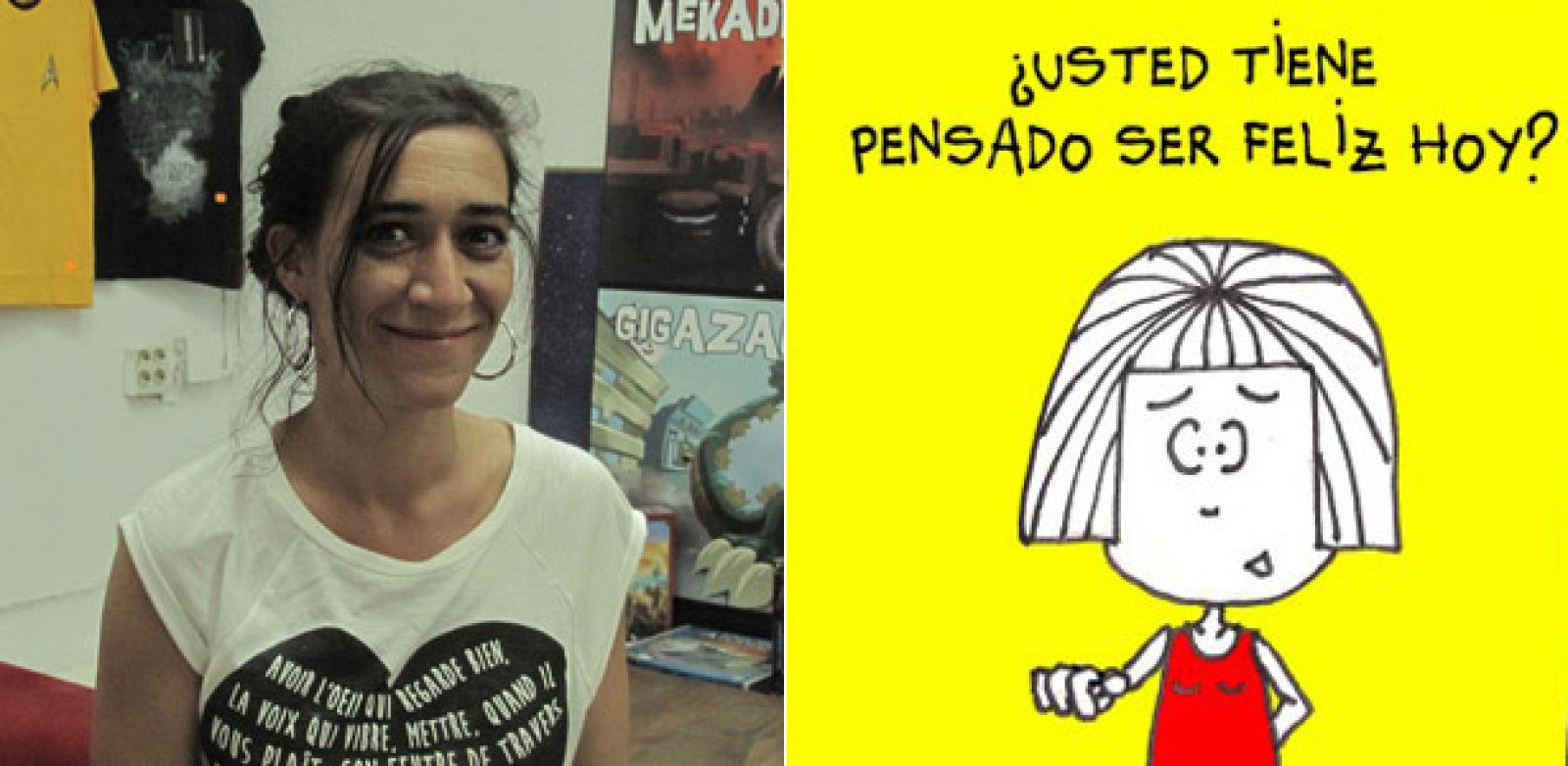 Julieta Arroquy y 'Ofelia'