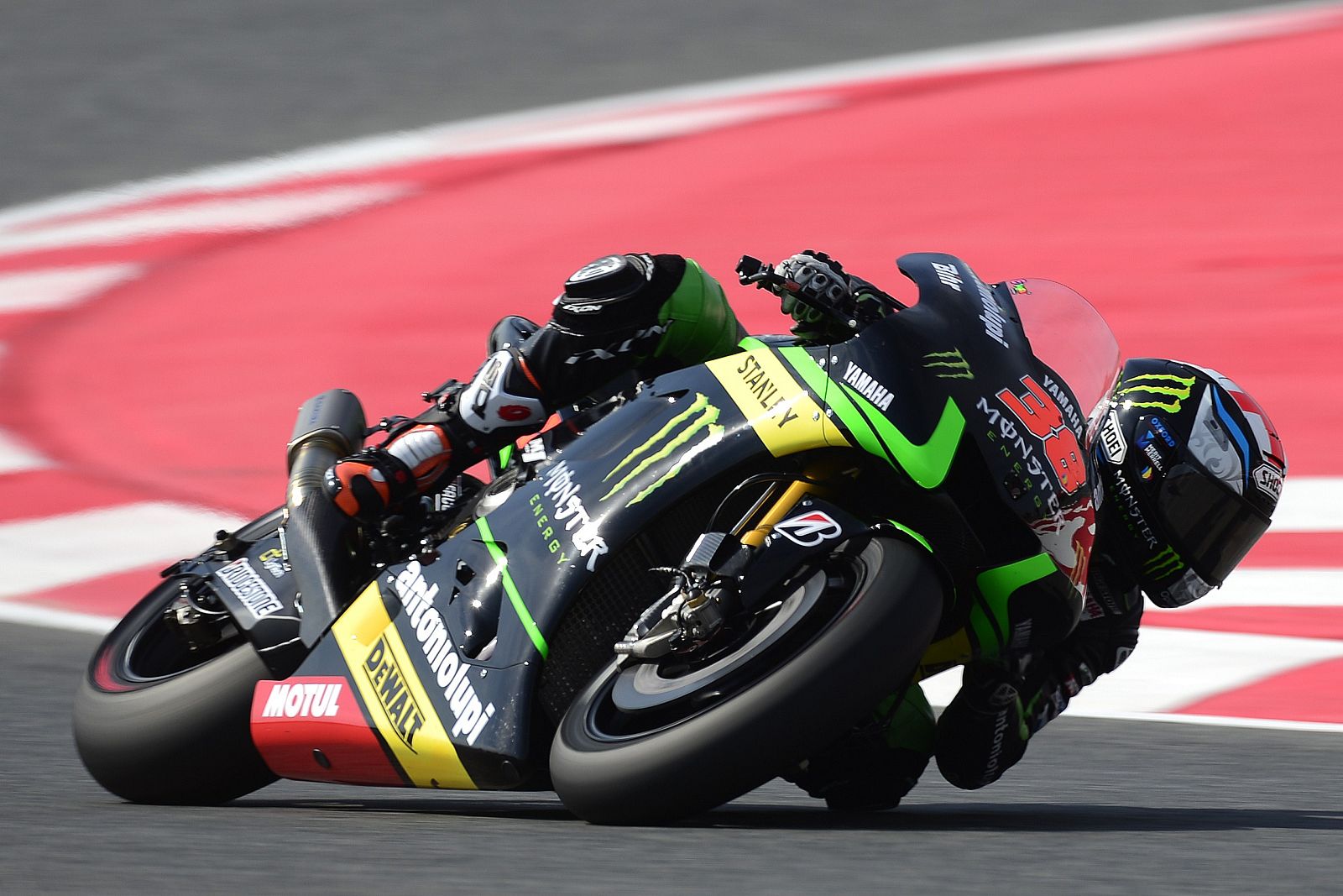 El británico Bradley Smith, en los entrenamientos del GP de Catalunya en Montmeló
