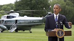 Obama pide a Irak un plan político y estudiará opciones militares en los próximos días