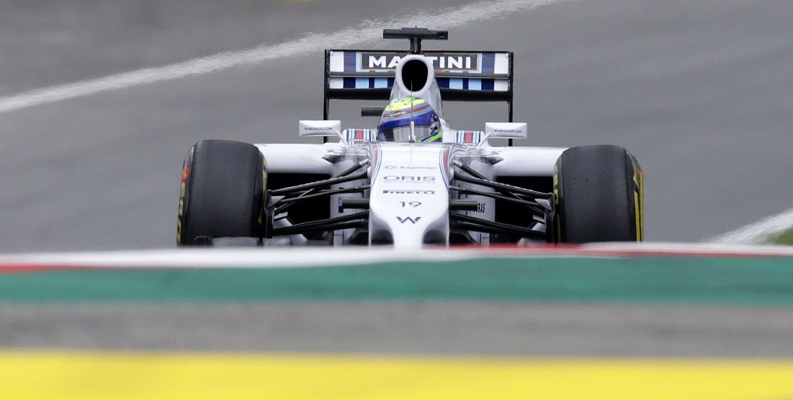 Williams Formula One driver Felipe Massa of Brazil pilots his car during the first free practice session of the Austrian Grand Prix in Spielberg