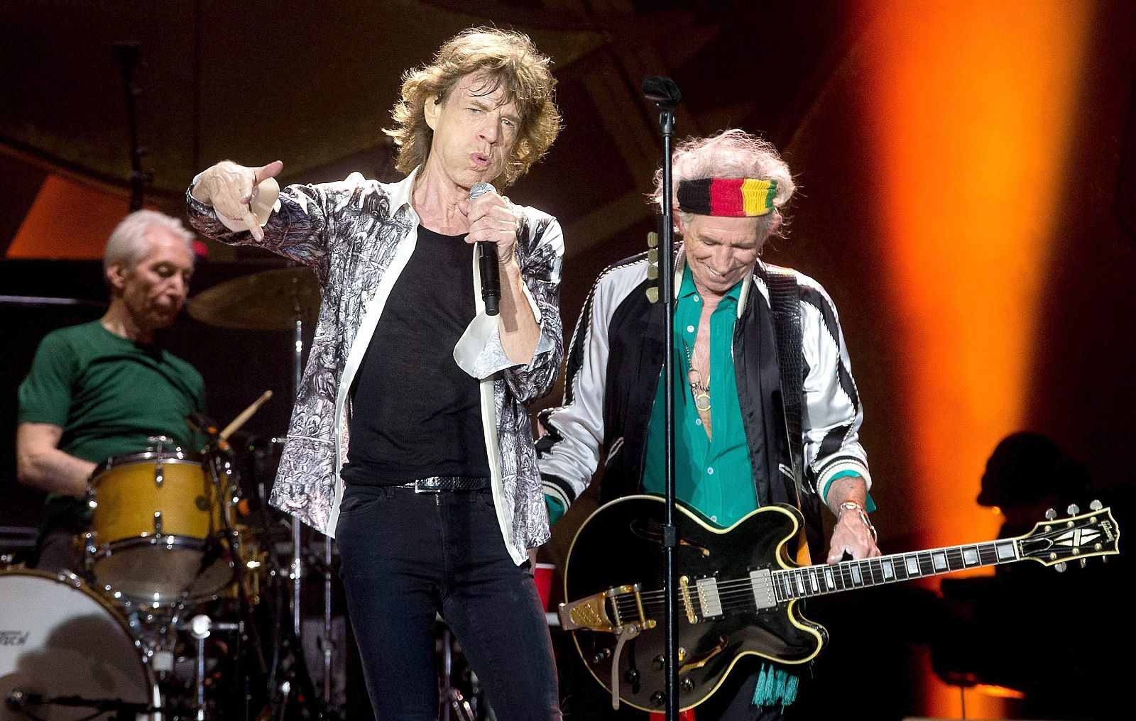 The Rolling Stones in concert in Rome