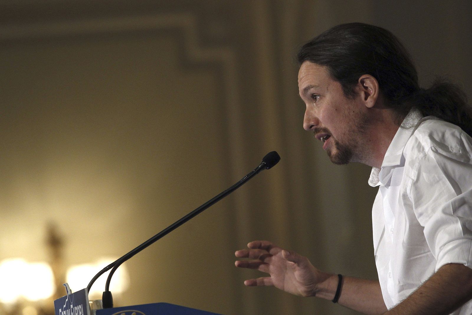 PABLO IGLESIAS EN EL FÓRUM EUROPA