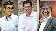 Sánchez es candidato con 41.338 avales, Madina con 25.238 y Pérez Tapias con 9.912