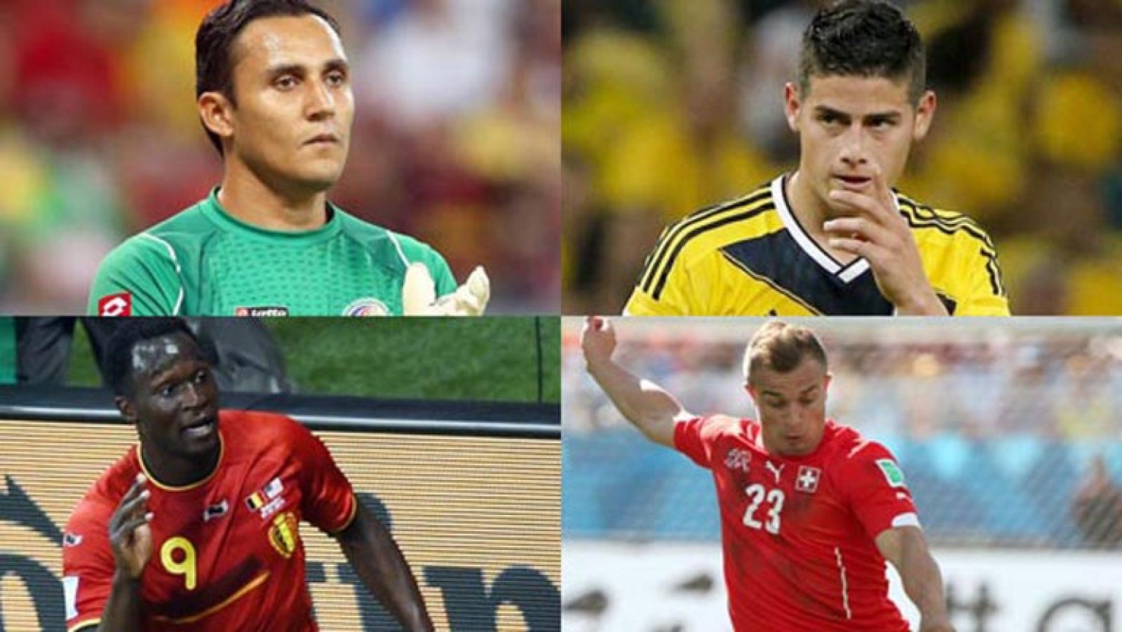 Navas, James, Lukaku y Shaqiri