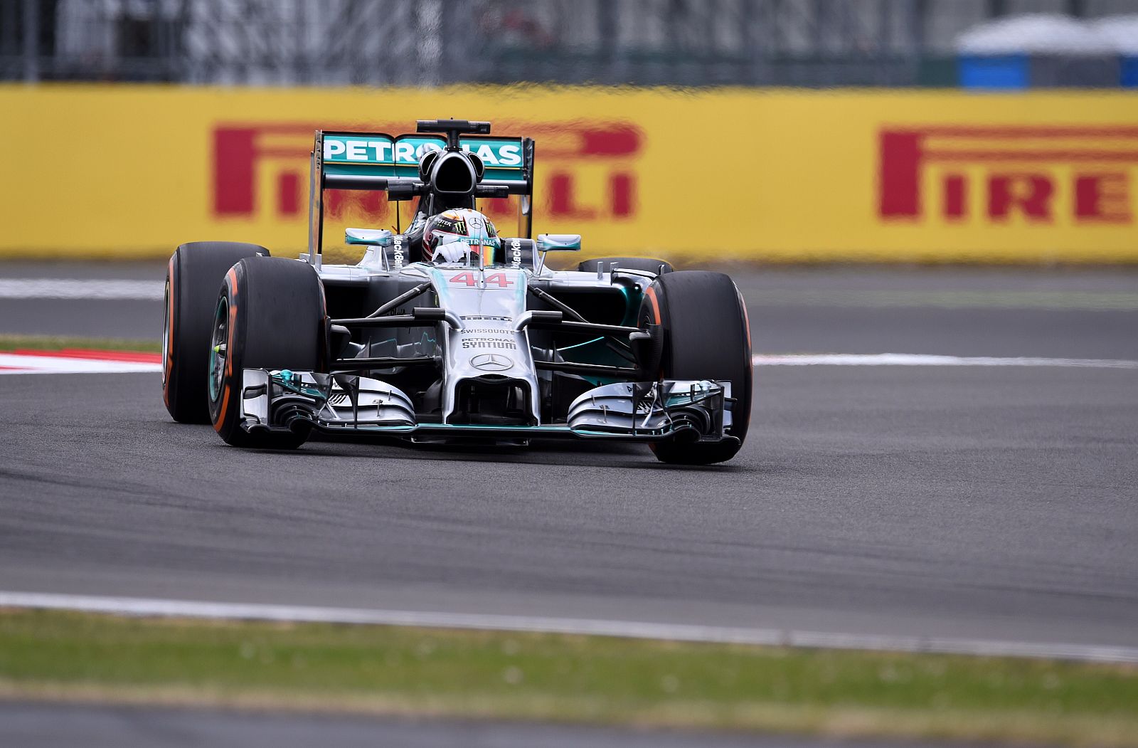 Lewis Hamilton, en Silverstone