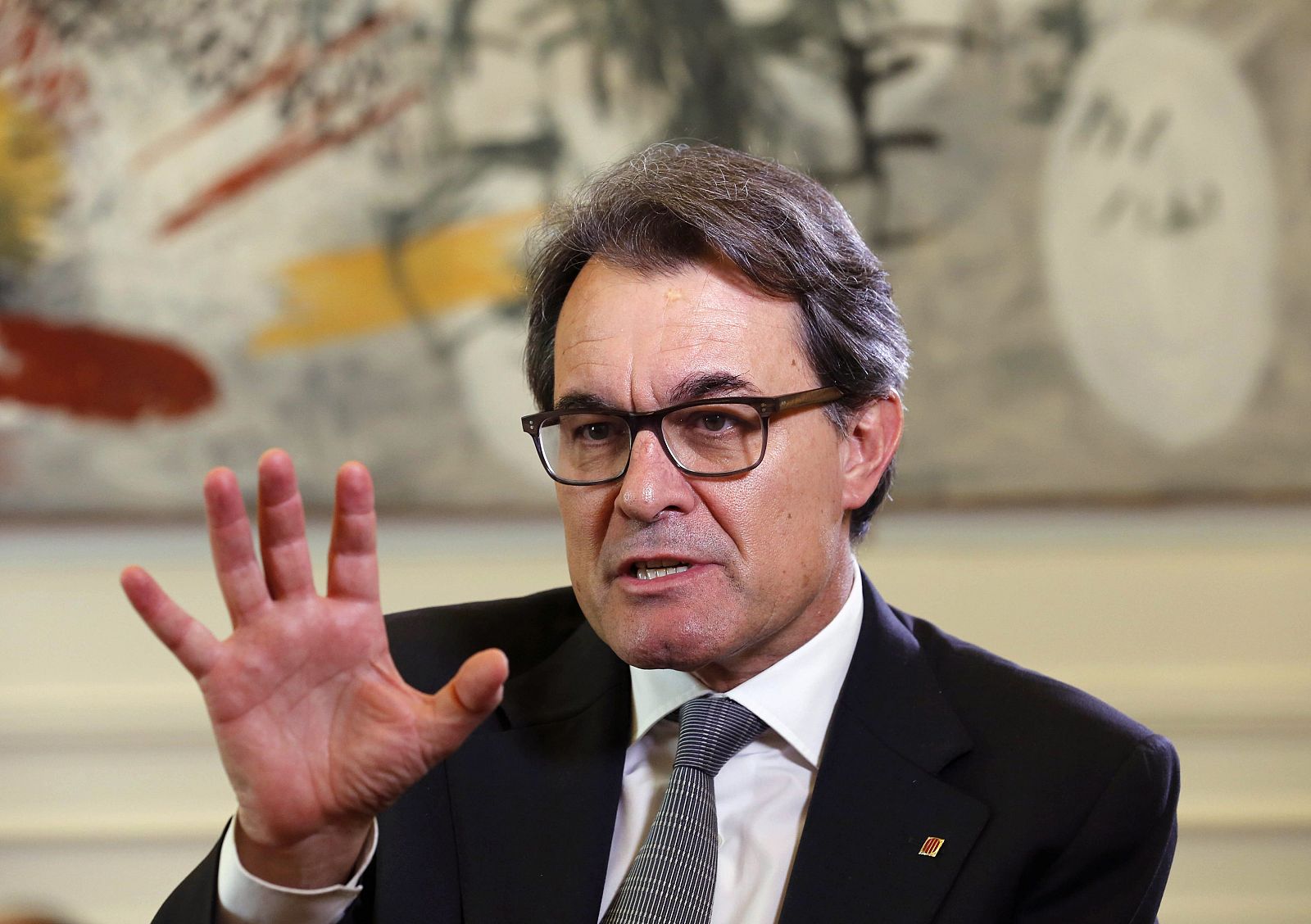 El presidente de la Generalitat de Cataluña, Artur Mas