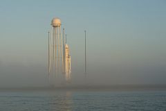 La cápsula Cygnus parte en dirección a la Estación Espacial Internacional
