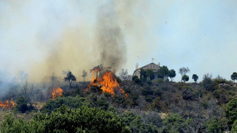 Dos incendios en Guadalajara alcanzan el Parque Natural de la Sierra Norte 
