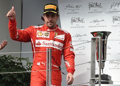 Alonso:"Necesitábamos una carrera loca para optar al podio"