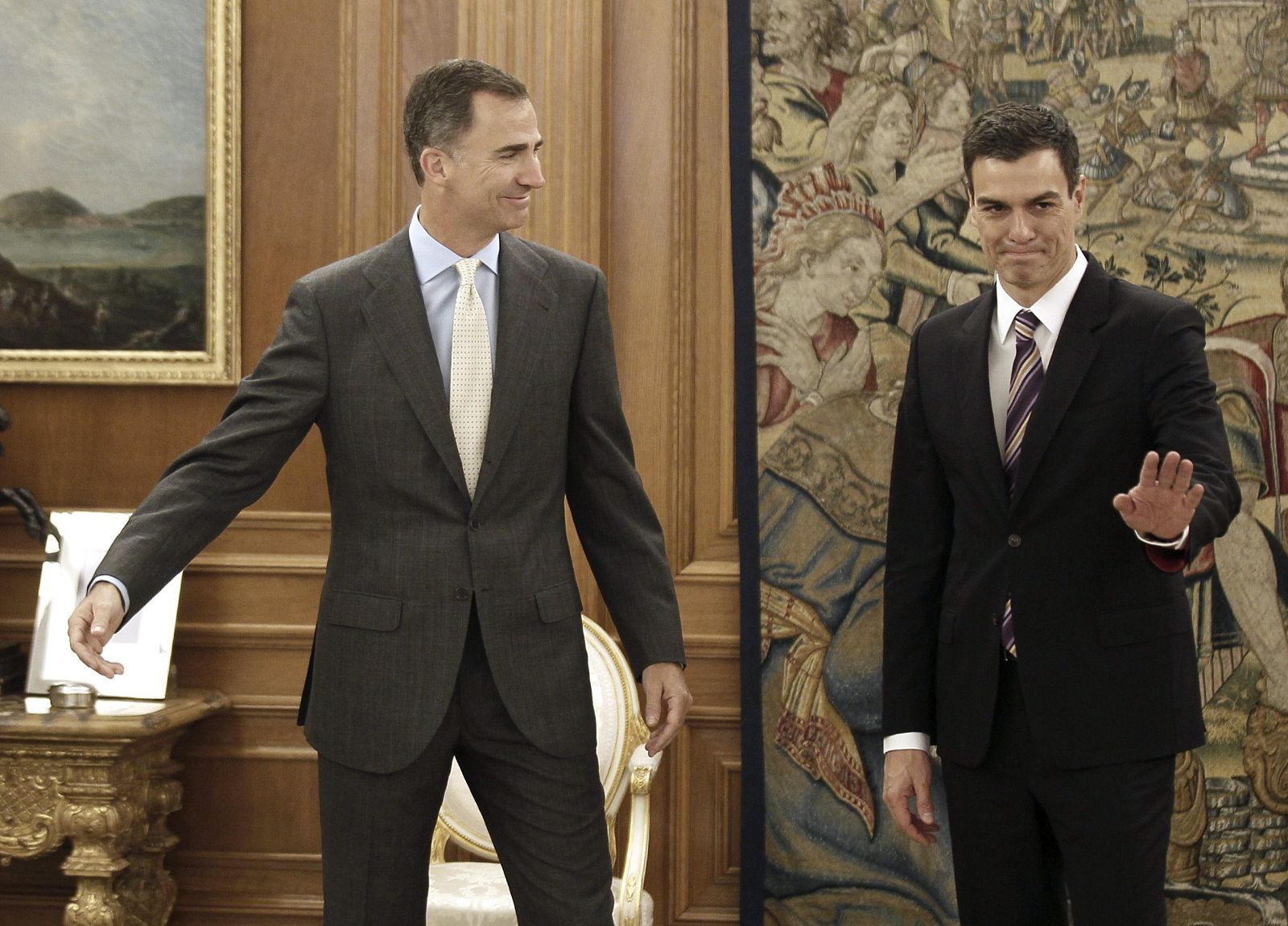 EL REY FELIPE VI RECIBE EN AUDIENCIA A PEDRO SÁNCHEZ