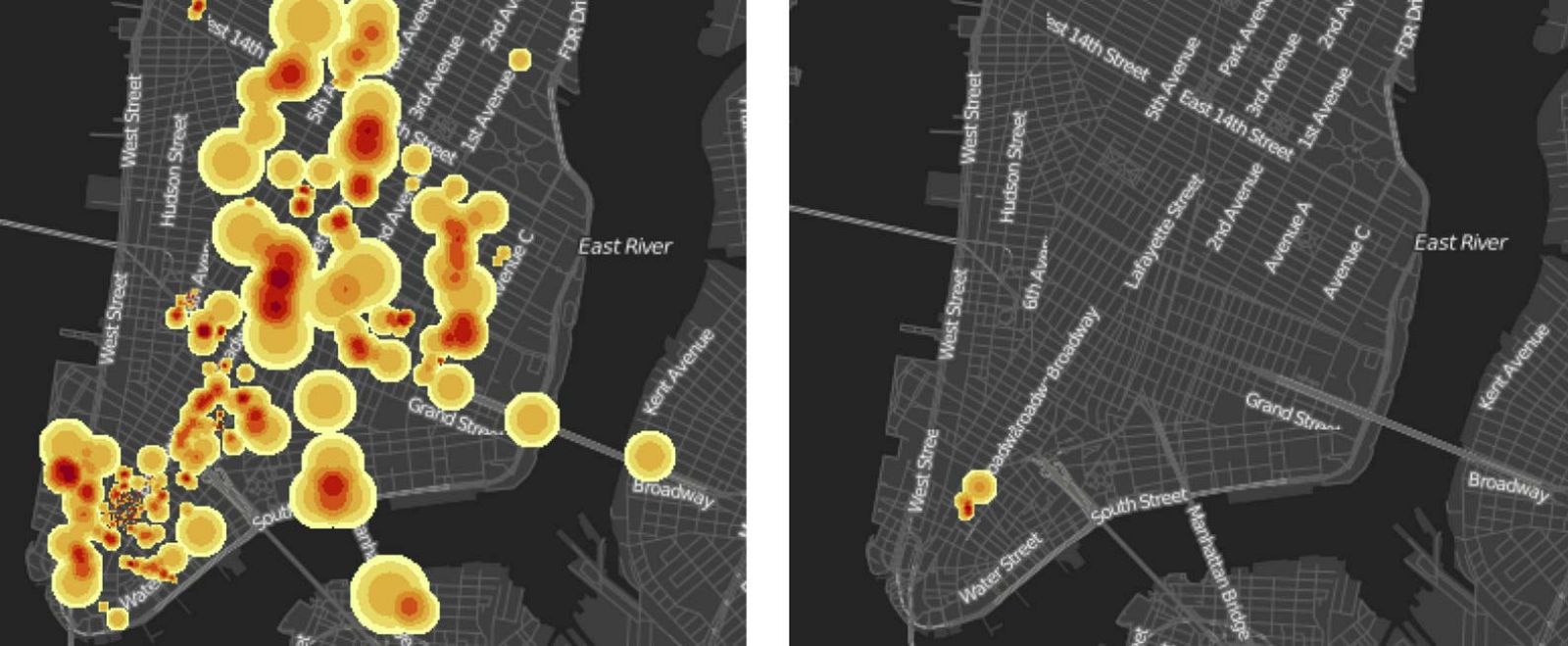 Actividad en Twitter durante el movimiento Occupy Wall-Street.