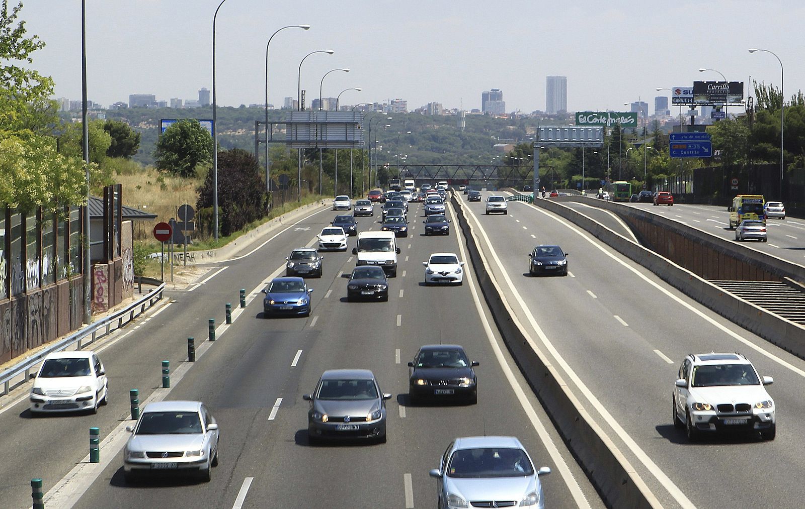 La A-6, la carretera de la Coruña