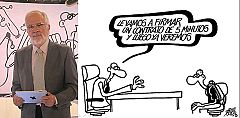 Forges: "La gente pega mis viñetas en la nevera"