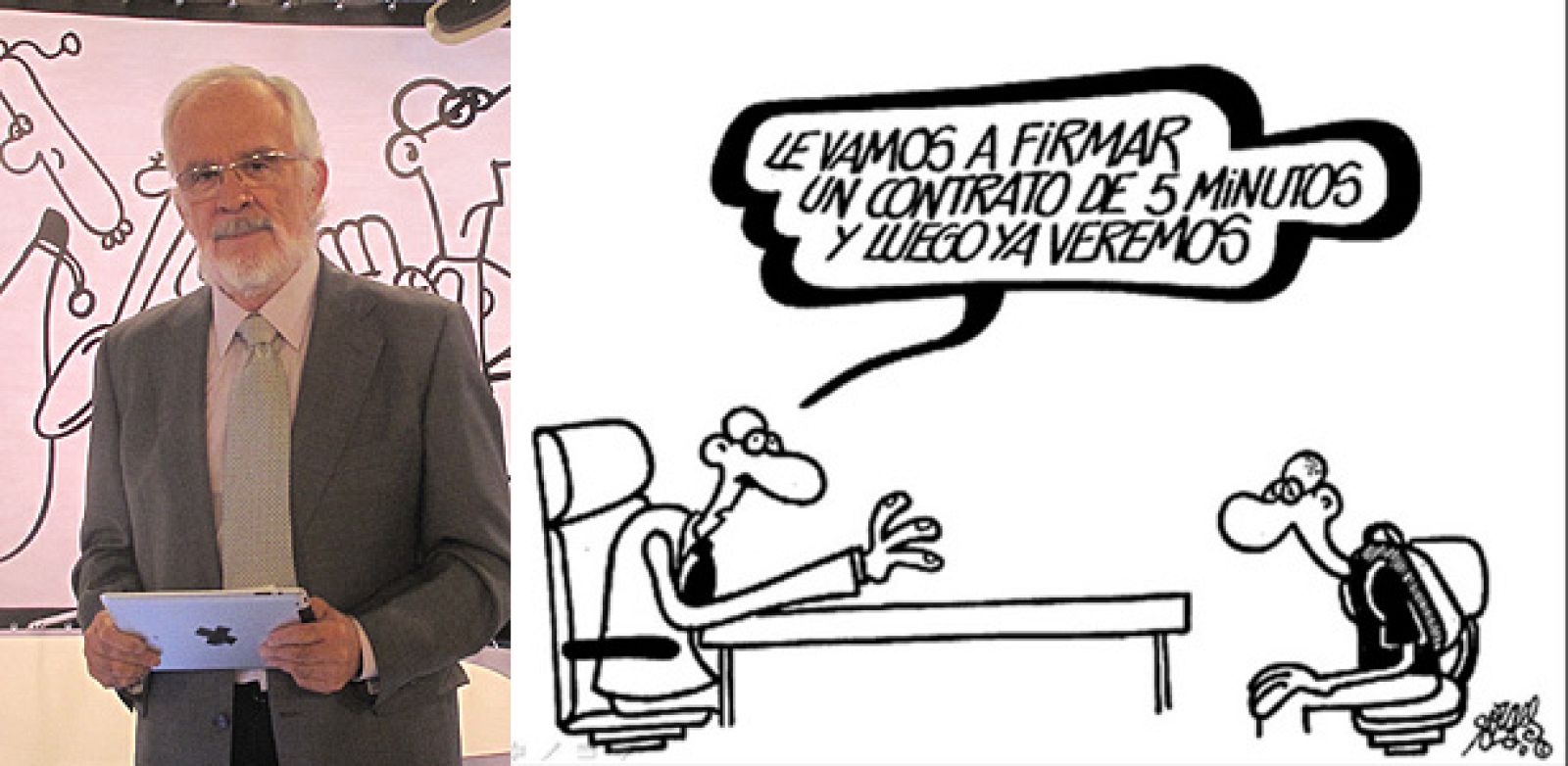 Forges y uno de sus chistes