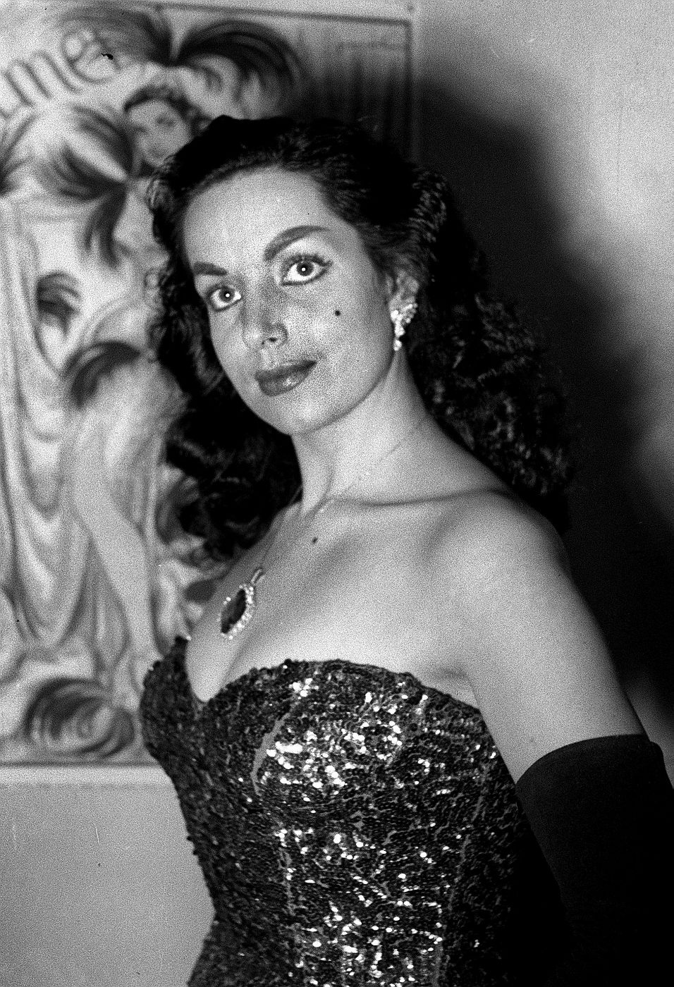 Fotografía de archivo tomada en 1951 de la "vedette", actriz y cantante Carmen Forns Aznar.
