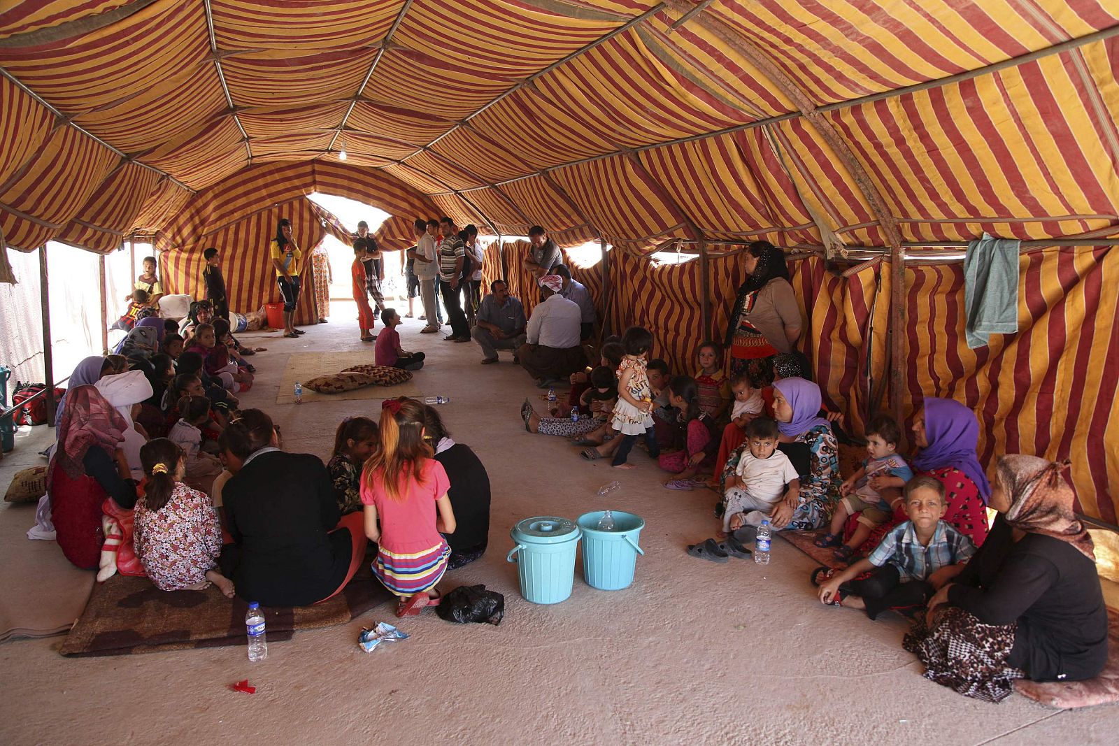 Refugiados yazidíes en el norte de Irak