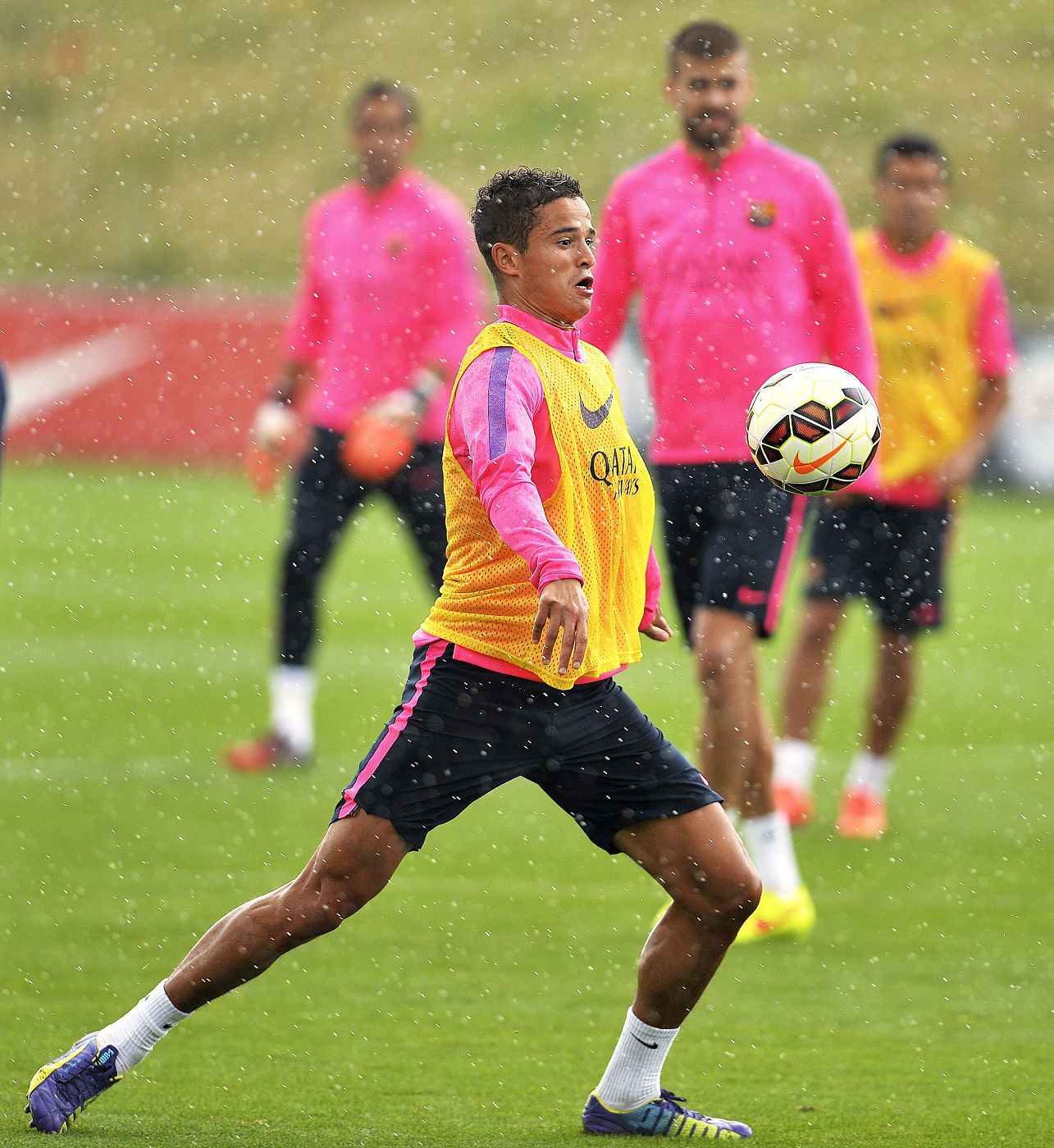 SESIÓN DE ENTRENAMIENTO DEL FC BARCELONA