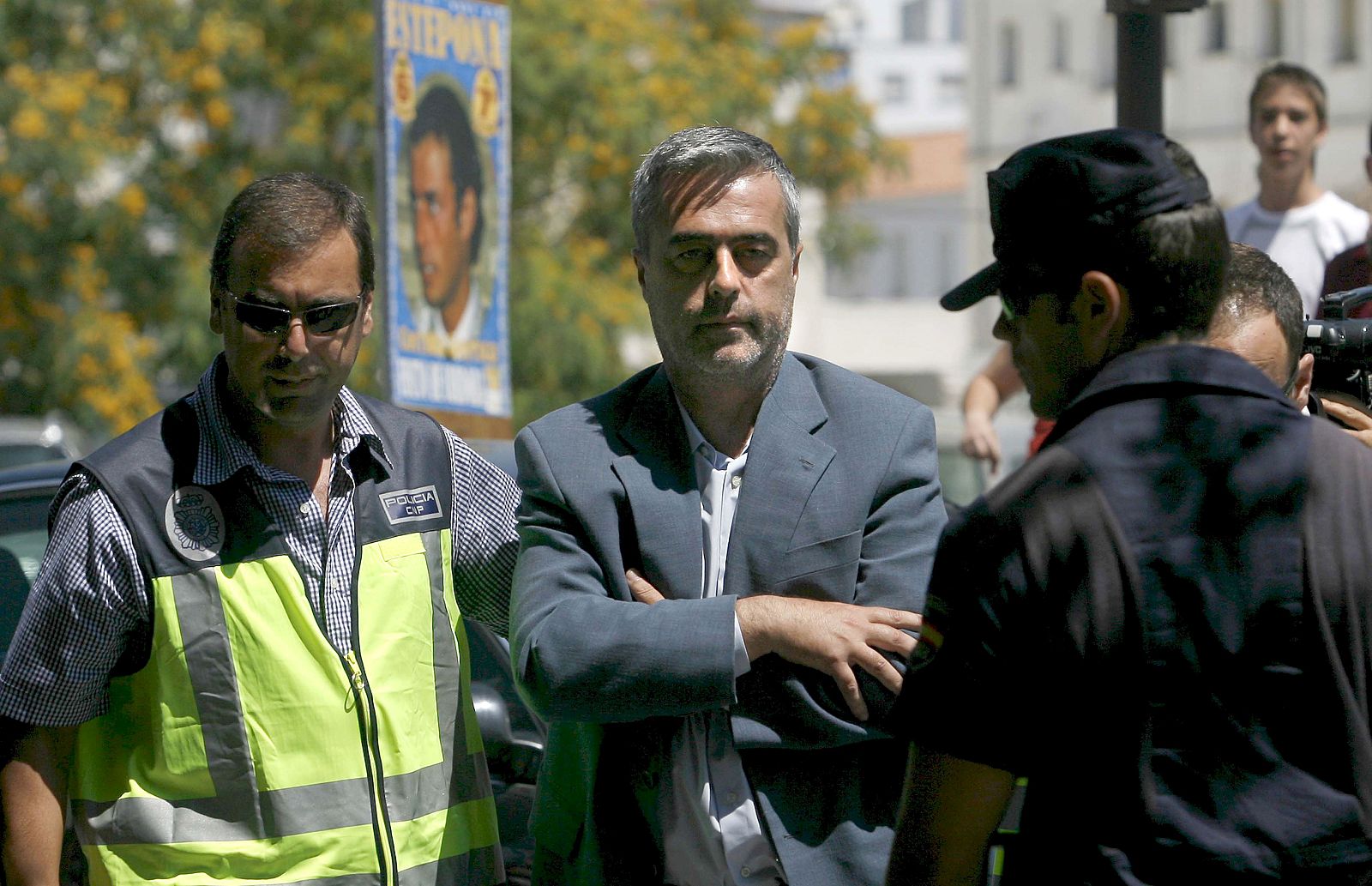 El alcalde de Estepona llega a los Juzgados