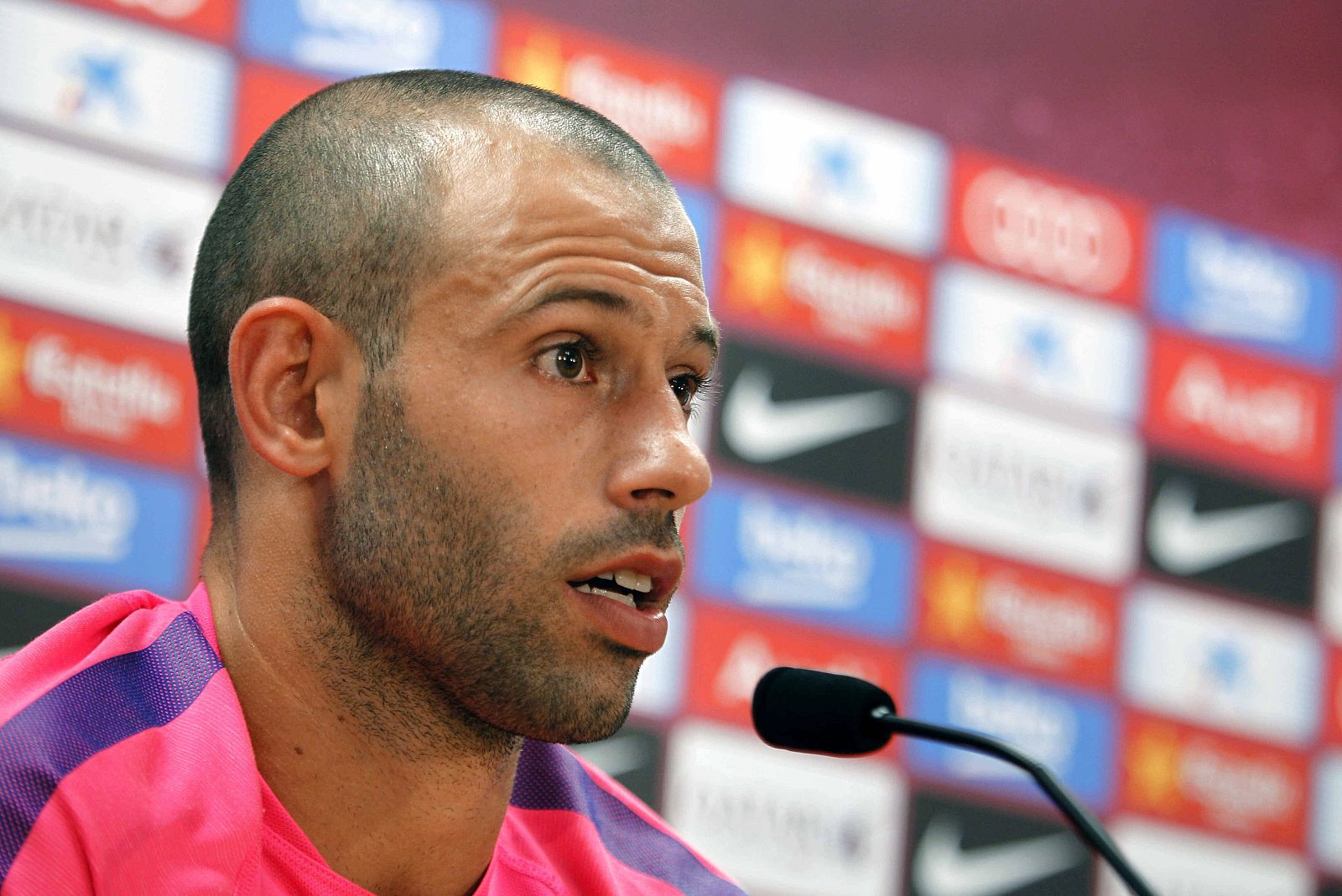 RUEDA DE PRENSA JAVIER MASCHERANO