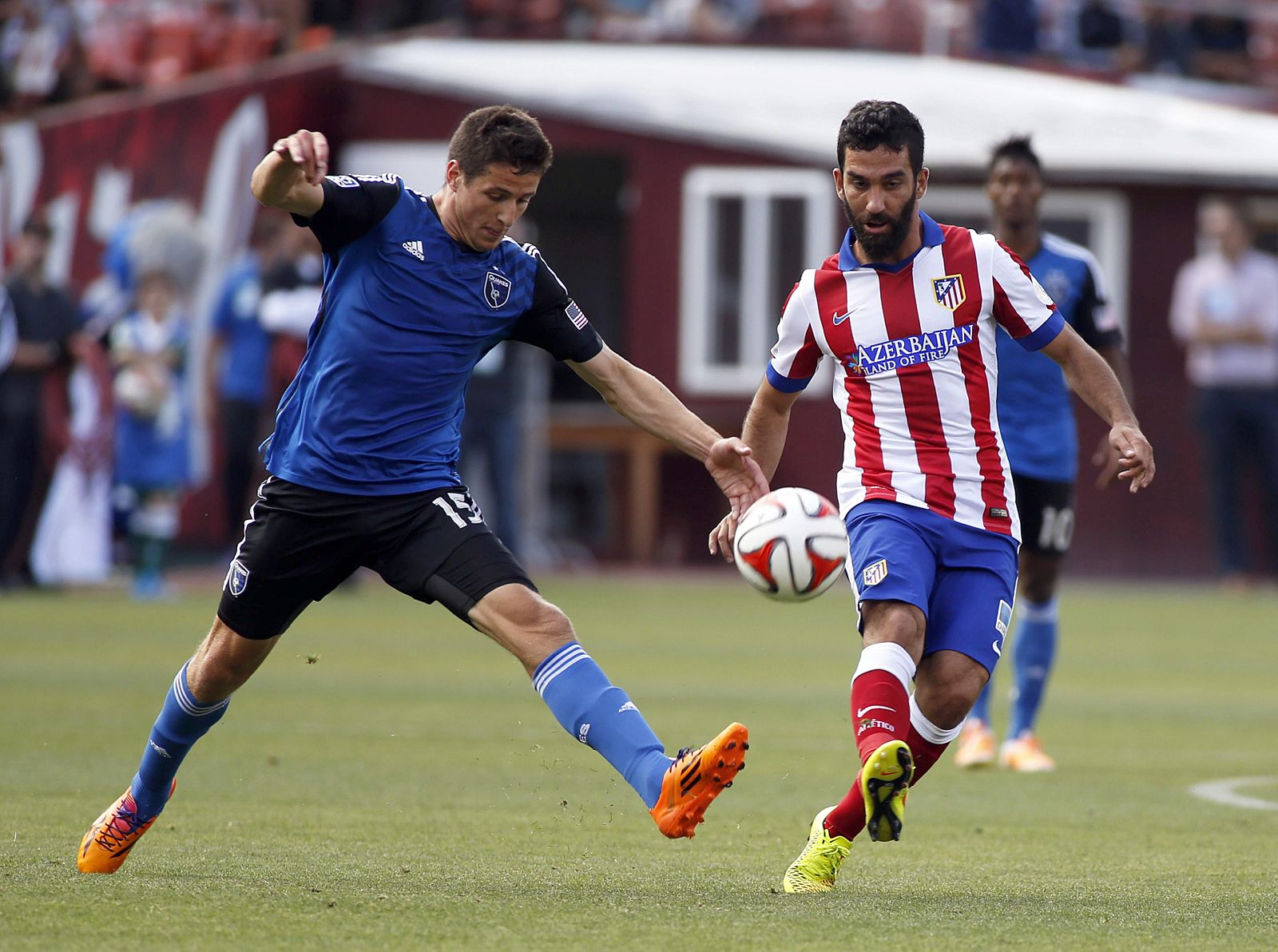 Atletico Madrid against the San Jose Earthquakes Friendly