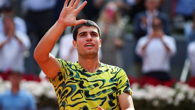 Alcaraz, gimnasio y "mucha calma" en la antesala de las semifinales del Madrid Open
